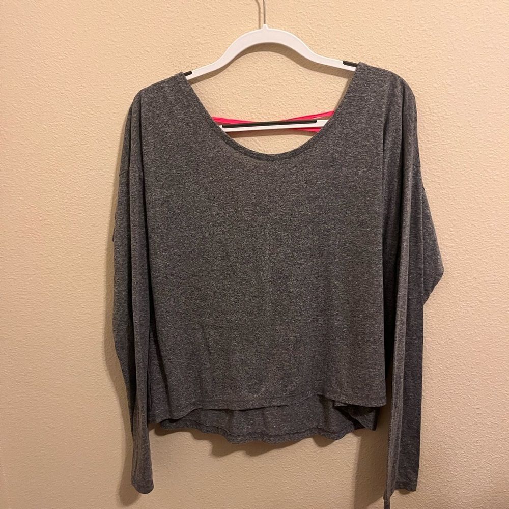 Live Love Dream Aeropostale Charcoal Long Sleeve Women's t-shirt